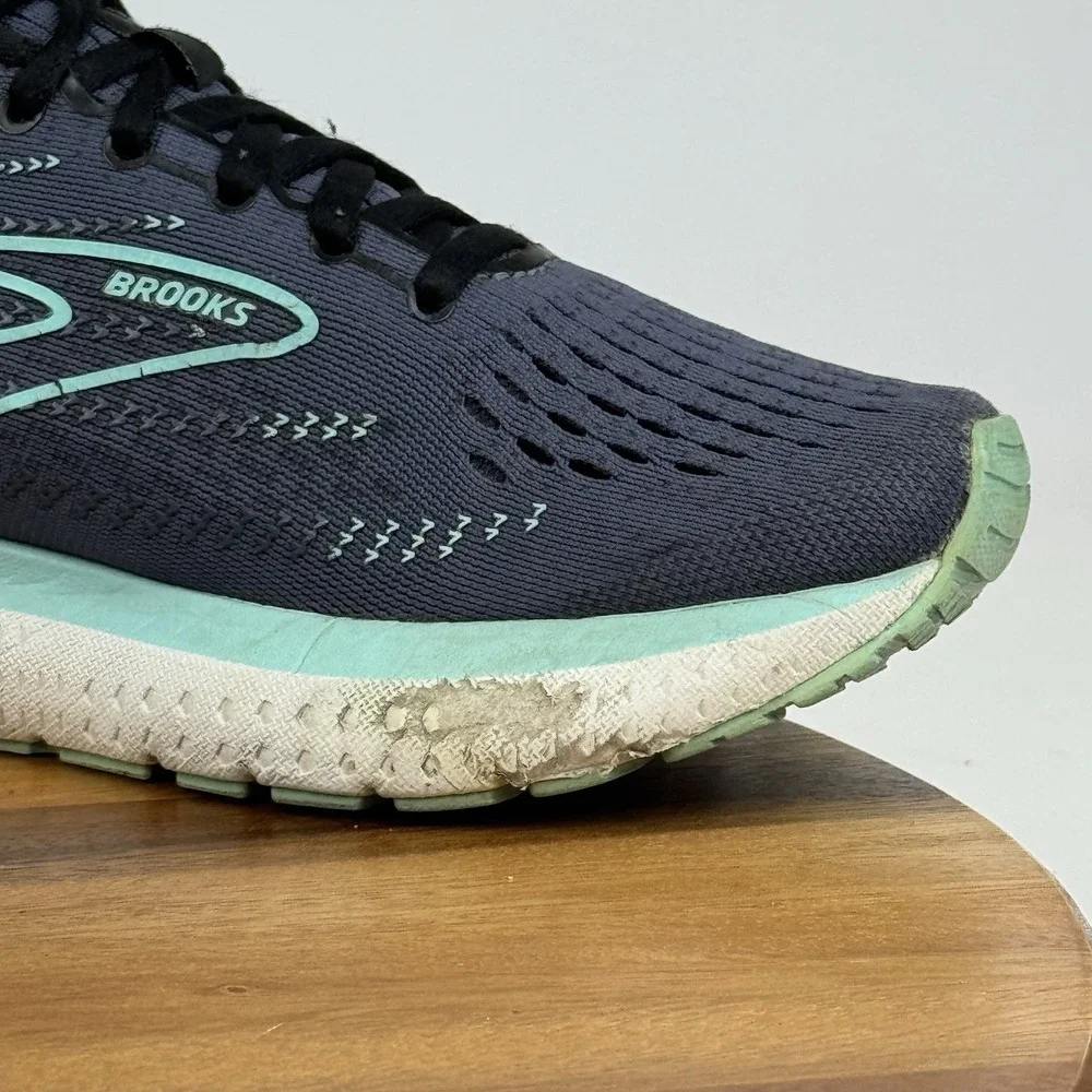 Womens Brooks Glycerin 19 Blue‎ Athletic Comfort Running Sneakers Shoes Size 6.5